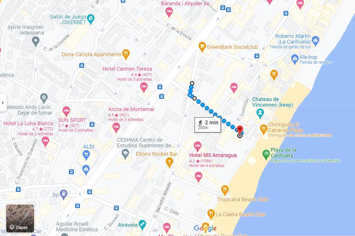Apartamentos Carihuela Playa, Acogedor, Wifi Y Fibra Optica Torremolinos Exteriör bild